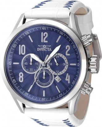 Invicta Bolt Chronograph GMT Quartz Blue Dial Mens Watch 46559