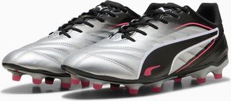 Puma Womens Puma King Pro FG/AG 108308-02 Silver Black Football Boots SHOP31