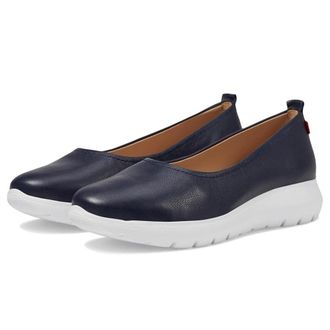 Marc Joseph New York James Street Flats WomensM Blue Napa Leather HTAT1644