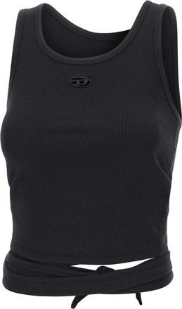 Diesel T-Anky-Tail-S1 - Dames - Tops zonder mouwen - Zwart - S - Katoen - Tops