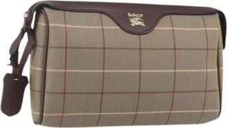 Burberry Pre-owned Clutches, female, Beige, Size: ONE SIZE Pre-owned Clutch Bag