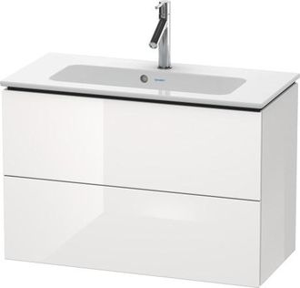 Duravit Duravit L-cube Mueble De Pared Compact, 2 Cajones, Anchura: 820mm, Para Me By Starck 234283, Color: Laca De Alto Brillo Stone Blue - Lc625704747