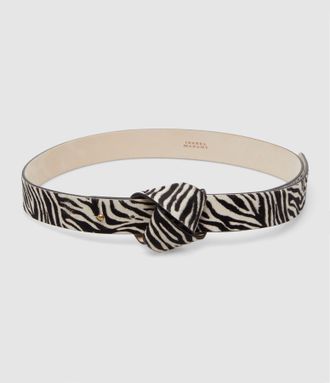 Isabel Marant Ceinture Lassio Zebra, D&eacute;fil&eacute;