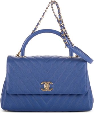 Chanel Borsa tote Coco - Blu