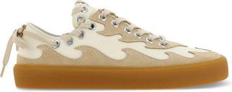 Bluemarble Brown Calf Leather Bos Taurus Low Top Mens Sneakers