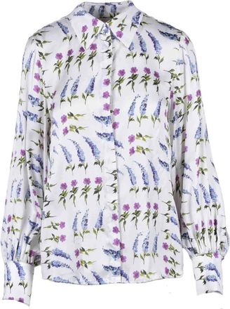 Motel Multicolor Floral Print Viscose Shirt