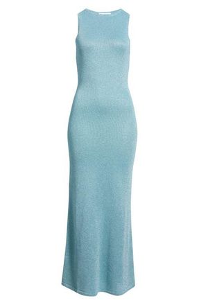 Princess Polly Tourista Sleeveless Knit Maxi Dress in Blue at Nordstrom, Size 2
