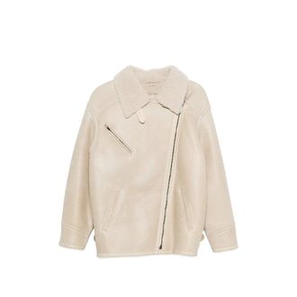 Isabel Marant Adelina Shearling Zip Jacket