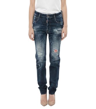 Dsquared2 Blue Regular Mid Rise Jeans