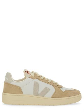 Veja Beige Logo Sneakers