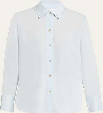 Vince Classic Button-Front Blouse