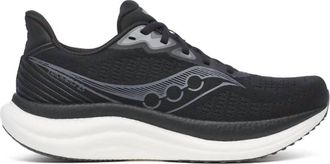 Saucony Mens Triumph 23 Running Shoes In Black/white