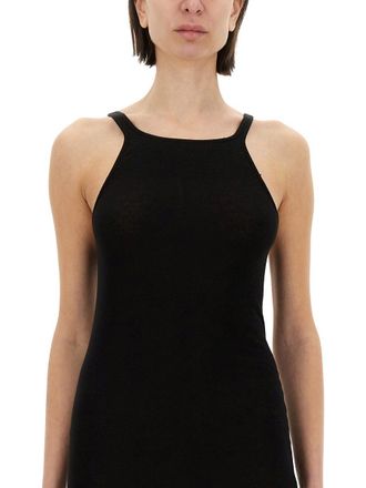 Rick Owens Cotton Tank Dress - Black
