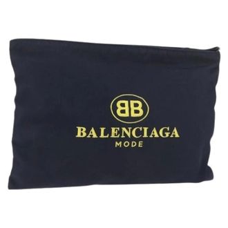 Balenciaga Pre-owned Vintage Clutch - Dames - Pre-owned - Zwart - Maat: ONE Size Nylon