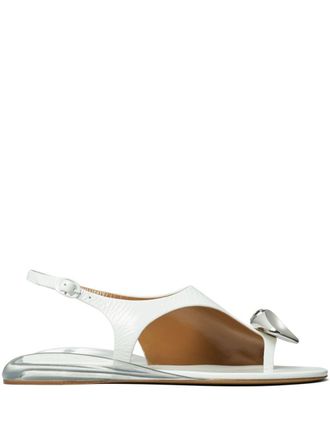 Tory Burch Patos leather sandals - White