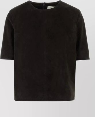 Loulou Studio suede t-shirt
