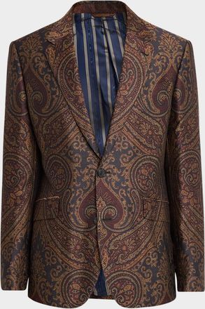 Etro Men & apos;s Milano Paisley Jacquard Sport Coat