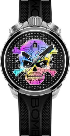 Bomberg Watches Mens BOLT-68 Heritage 45mm Quartz Watch BS45CHSS.072-2.12