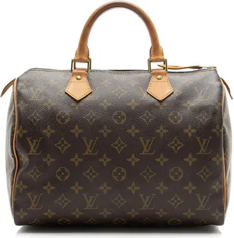 Louis Vuitton Brown Monogram Canvas Speedy 30 (Authentic Pre-Loved)