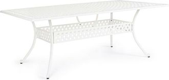 BIZZOTTO Bizzotto - Mesa De Exterior Ivrea Rectangular Blanca 107x 213 Cms