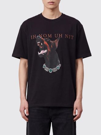 Ih Nom Uh Nit Graphic Print Cotton Crewneck T-Shirt with Logo