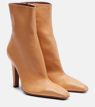 PARIS TEXAS Belle leather ankle boots