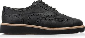 Clarks Baille Brogue Veterschoenen - Dames - Veterschoenen - Zwart - 37 EU - Leer - Schoenen