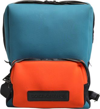 Dolce & Gabbana Multicolor Neoprene Nylon Backpack Mens Borse Mens Bag (Pre-Owned)
