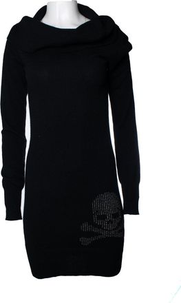 Mastermind Japan black midi turtle neck dress