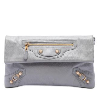 Balenciaga Pre-owned Balenciaga Lambskin Motocross Giant 12 Envelope Clutch Ladies LLZTFG47NCHI6DJZ