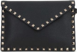 Valentino Garavani Black Rockstud Small Clutch
