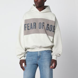 Fear of God Felpa color vaniglia in cotone felpato