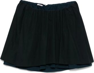 Miu Miu Minigonna in cotone anni 2010 - Blu