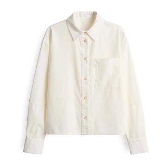 OPUS Dames, Blouses & Shirts, Wit, Maat: S Katoen