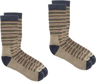 Rei Co-Op Trailsmith Merino Wool Crew Socks - 2 Pairs Brown S