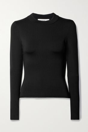 FFORME + Net Sustain Maglia In Jersey Di Misto Seta Biologica Freya - Nero