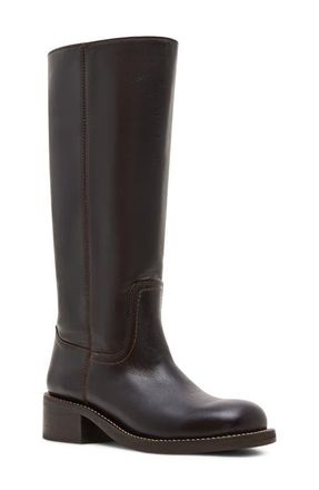 Steve Madden Riggs Knee High Boot in Brown Plaid at Nordstrom, Size 9.5