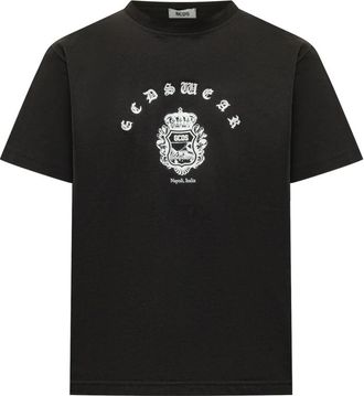 GCDS Stemma SS T-Shirt - Heren - T-shirts - Zwart - XL - Tops