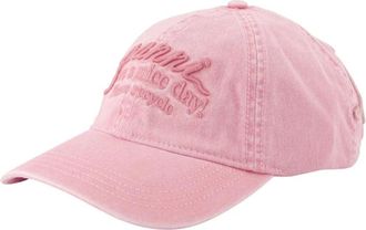 Ganni Washed Cotton Cap - Dames - Petten - Roze - ONE Size - Katoen - Accessoires