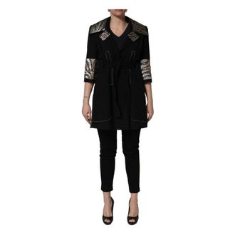 Dolce & Gabbana Mujer, Abrigos, Negro, Talla: XS