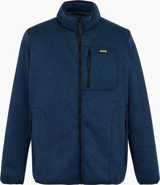 Regatta Mens Regatta Mens Barlee Marl Full Zip Fleece Jacket - Navy - Size: 46
