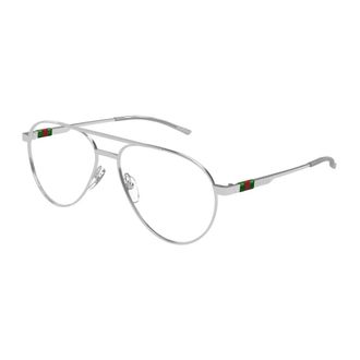 Gucci Optical Frame - Heren - Brillen - Grijs - 56 MM - Accessoires