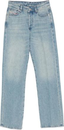 Diesel Straight Jeans - Dames - Regular Fit Jeans - Blauw - W27 - Jeans