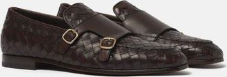 Scarosso Ernesto Loafers in Dark Brown - Calf at Nordstrom, Size 43.5