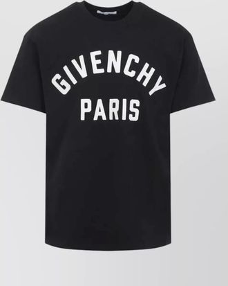 Givenchy regular fit cotton crew neck t shirt