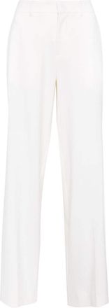 Parosh Lillie broek met geperste vouw en wijde pijpen