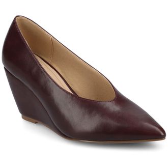 Journee Collection Womens Danika Dress Wedges