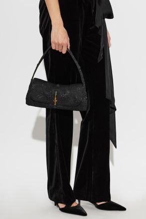 Balmain Metropolis Shoulder Bag, Womens, Black