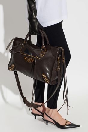 Balenciaga Le City Uptown Medium Handbag, Womens, Brown