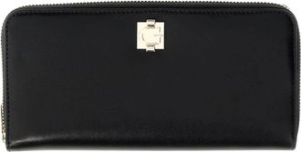 Guess Audrey Logo Portemonnee - Dames - Portefeuilles - Zwart - ONE Size - Accessoires